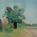 Le chemin - Huile sur toile - 50 x 70