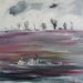 Brume en Normandie - Huile sur toile - 59.5 x 59.5